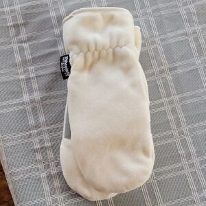 Merona 3M Thinsulate Microfleece White Mittens NWT